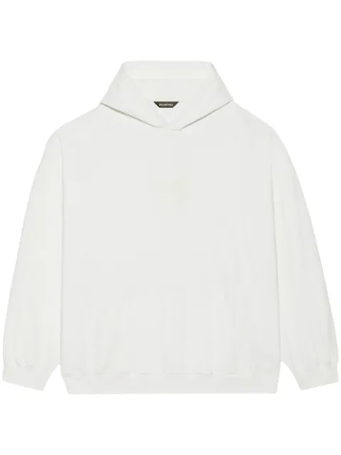 Balenciaga logo reflective hoodie White 651799TKV72