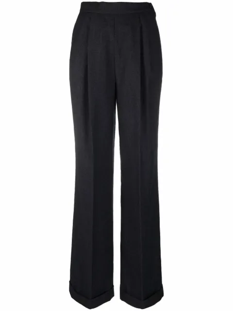 Gianfranco Ferré Pre-Owned 1990s straight-leg tailored trousers Grey GFE25OHB