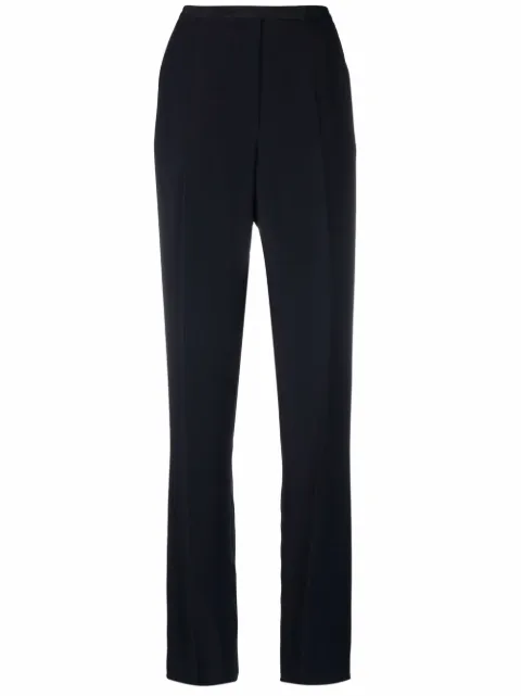 Gianfranco Ferré Pre-Owned 1990s high-waisted tailored trousers Blue GFE250HA