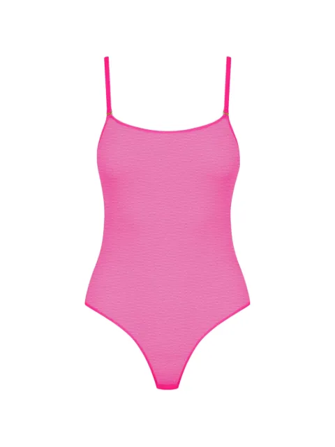 Maison Close Corps à Corps Neon thong-style bodysuit Pink 560157