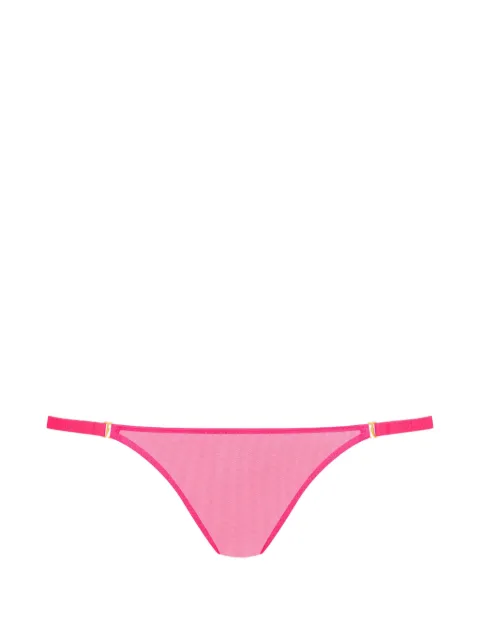 Maison Close Corps à Corps Neon semi-sheer thong Pink 560153