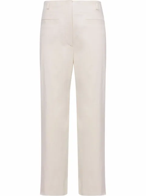 Proenza Schouler mid-rise bootcut trousers White R2226000AY143
