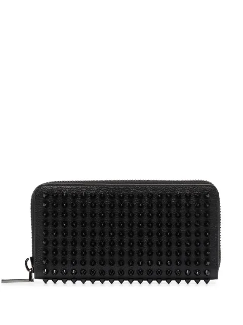 Christian Louboutin medium Panettone leather wallet Black 1165044CM53