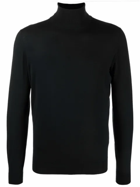 Dell'oglio roll-neck merino jumper Black DV1ML18021R