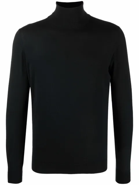 Dell'oglio roll-neck merino jumper Black DV1ML18021R