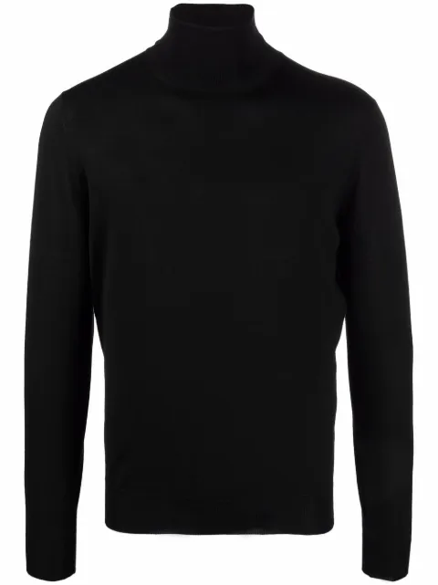 Dell'oglio roll-neck merino jumper Black DV1MLRM16R