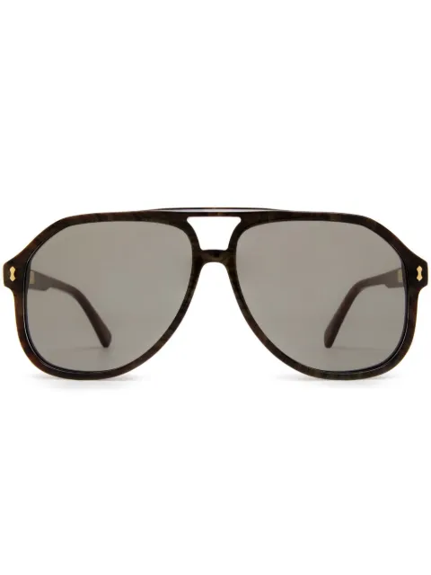 Gucci Eyewear pilot-frame sunglasses Brown GG1042S003