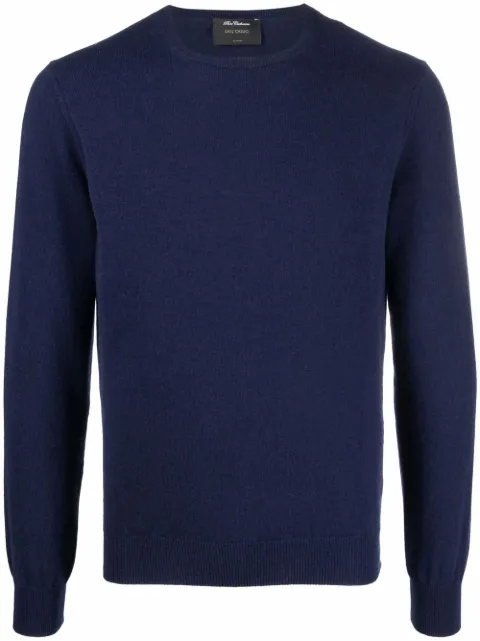 Dell'oglio crew-neck cashmere jumper Blue GC1MLCA12R