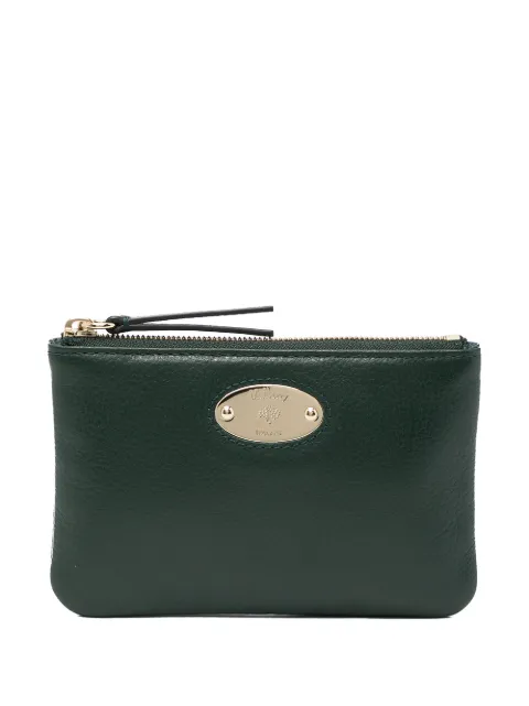 Mulberry logo-plaque coin purse Green RL7067205Q633