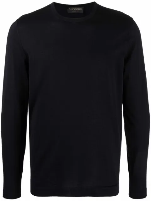 Dell'oglio crew-neck merino jumper Blue TS0MLRM16R
