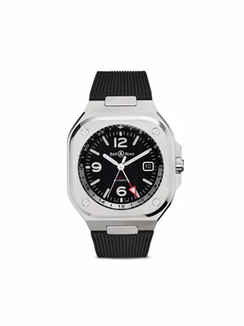 Bell & Ross BR-05 GMT 41mm Black BR05GBLSTSRB