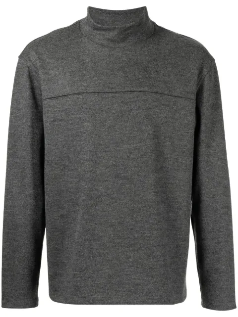 3.1 Phillip Lim mock-neck wool-blend jumper Grey F2112229WFSM