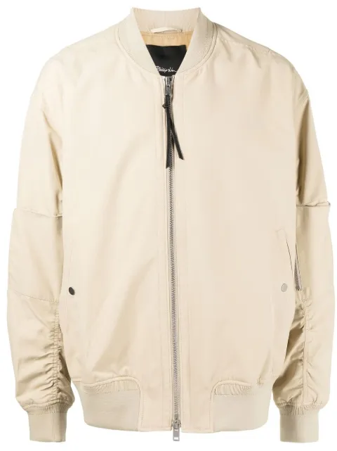 3.1 Phillip Lim zip-front bomber jacket Neutrals F2116004NTTM