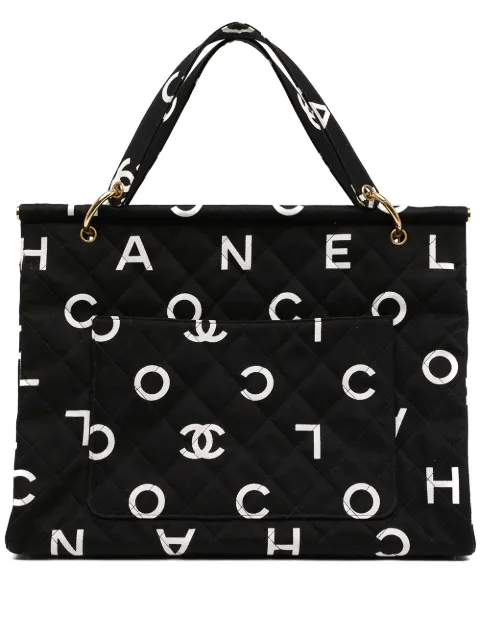 CHANEL Pre-Owned 1997 CC Icon tote bag Black 4839875