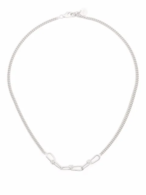 Annelise Michelson wire boyfriend chain necklace Silver WC4BOYFRIENDS