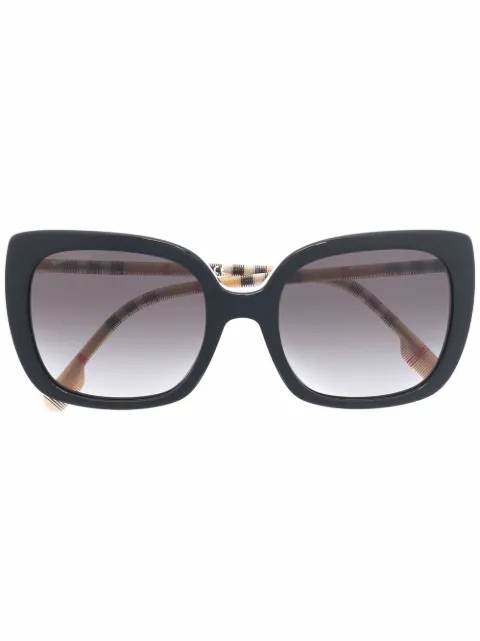 Burberry Eyewear square-frame sunglasses Black BE432338538G