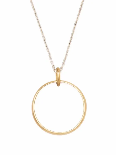 Parts of Four Sphere Slice charm necklace Gold 10301MRMA