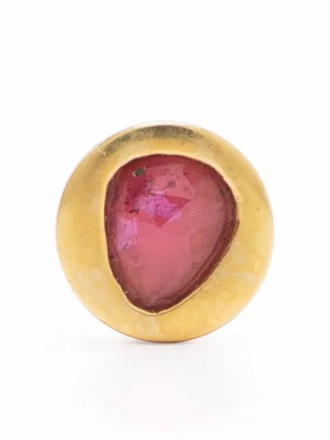 Parts of Four ruby stud earring Gold 19352YGARUB
