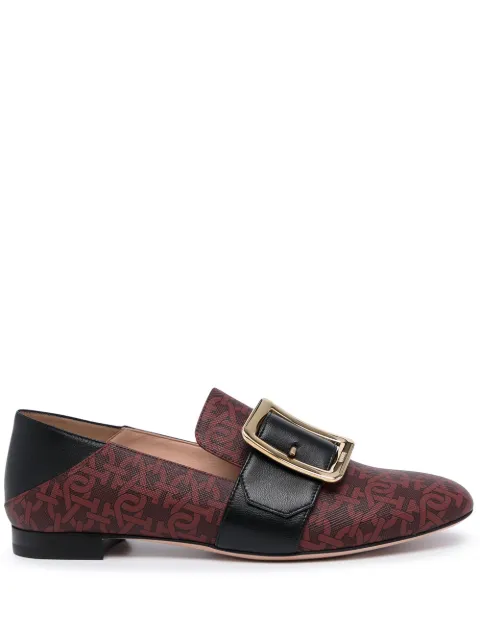 Bally buckle-detail loafers Red 6239527