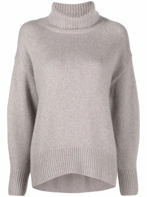 arch4 roll-neck cashmere jumper Neutrals KNJP31WORLDSEND