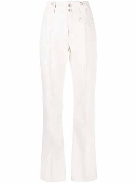ISABEL MARANT straight-leg trousers Neutrals PA202121A016I