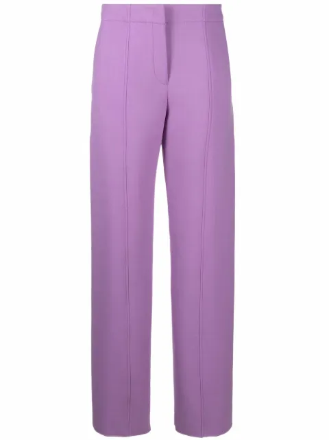 Ferragamo straight-leg trousers Purple 749057