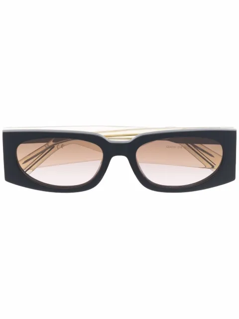 GCDS rectangular frame sunglasses Neutrals GD00165601B01B