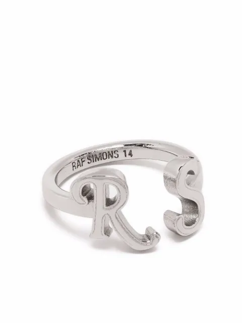 Raf Simons RS brass ring Silver 212992