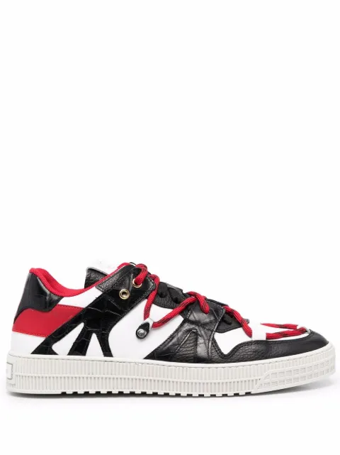 Giuliano Galiano Jeson leather low-top sneakers Black JESON1