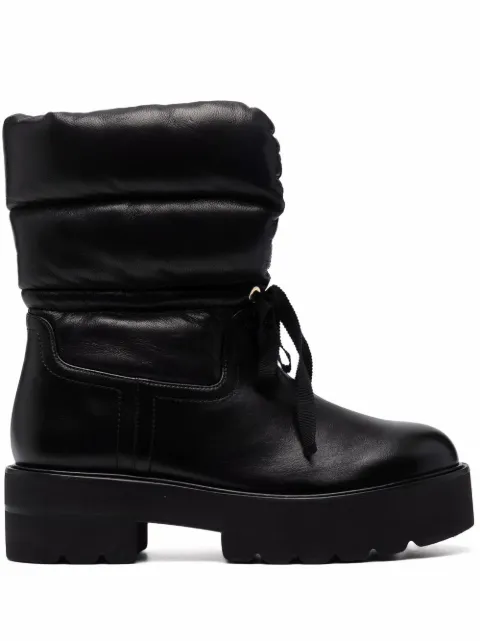 Stuart Weitzman Tyler padded boots Black TYLERNAPCHIFFCALFNYLON