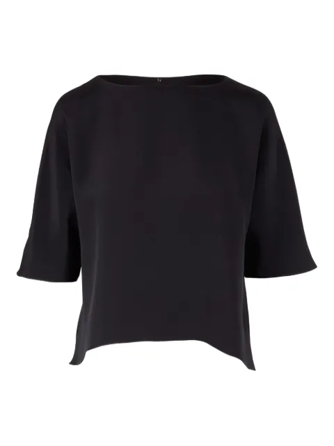 Peter Cohen boat-neck short-sleeves top Black 3772FPBLACK