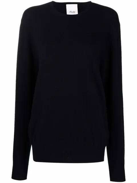 Allude fine-knit cashmere jumper Blue 21530021