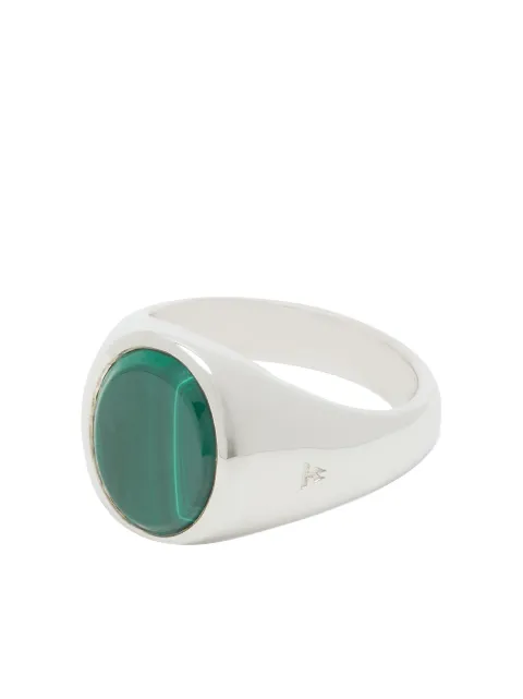 Tom Wood Lizzie signet ring Silver R75SOGRM01S925