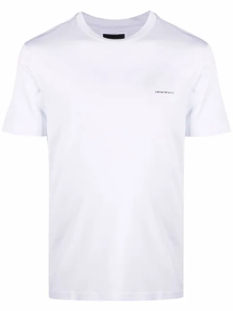 Emporio Armani logo-print crewneck T-shirt White 8N1TD81JUVZ