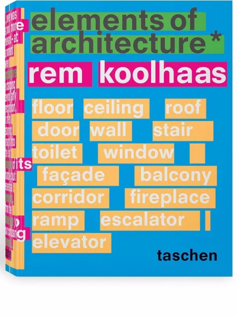 TASCHEN Koolhaas. Elements of Architecture book Multicolour 9783836556149