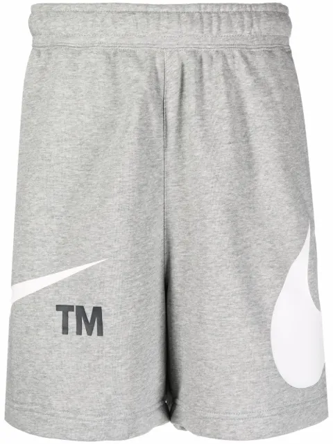 Nike logo-print shorts Grey DD5997
