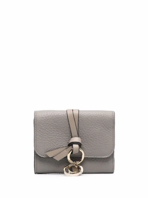 Chloé Alphabet tri-fold wallet Grey CHC21WP945F57