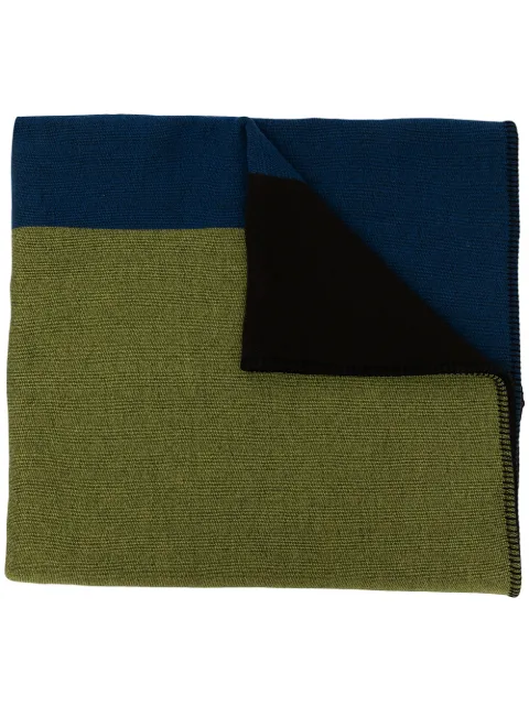 colville large colour-block scarf Green CVH895A