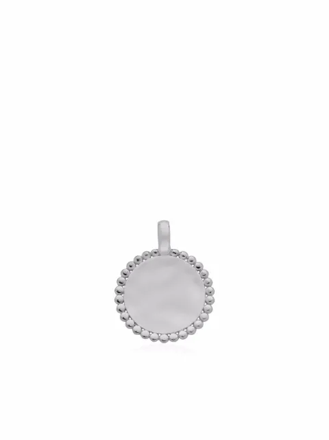 Monica Vinader Deia beaded pendant charm Silver SSPTDBEDNON