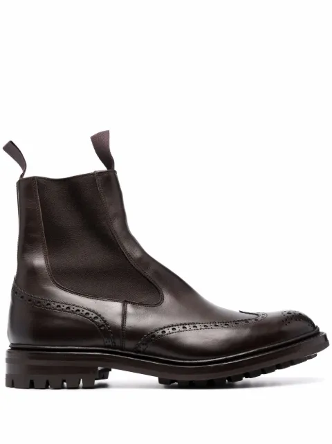 Tricker's detailed chelsea boots Brown 27544