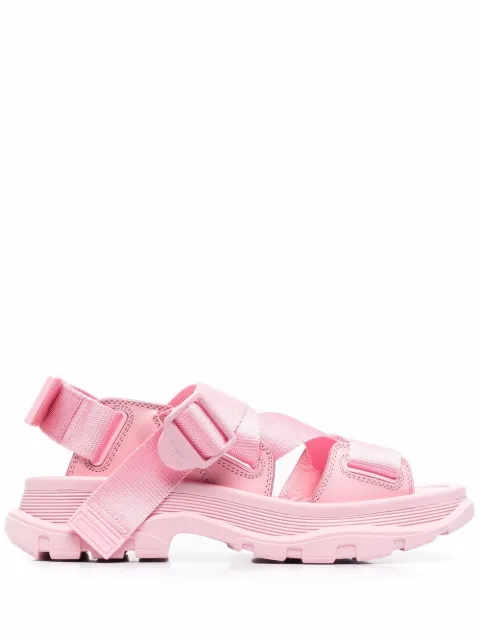 Alexander McQueen Tread flat sandals Pink 667285W4R55