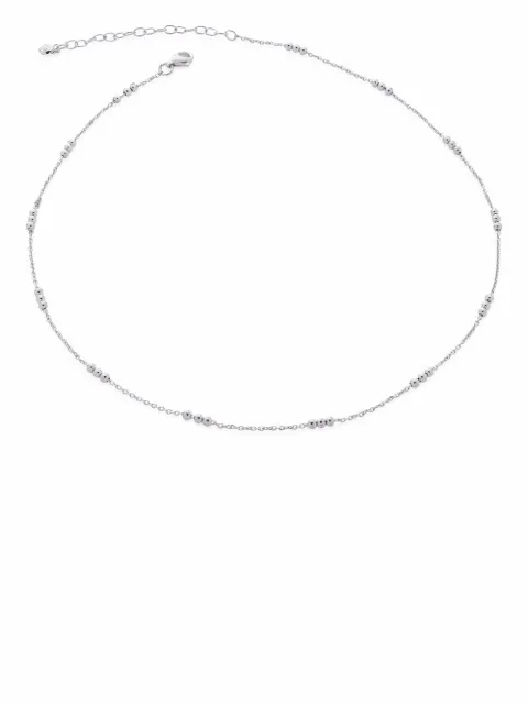 Monica Vinader triple-beaded choker necklace Silver SSCHTBCCNON