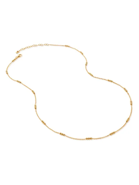 Monica Vinader triple beaded 18-20" chain necklace Gold GPCHTBCNNON