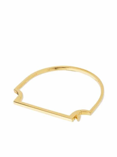 Monica Vinader Signature skinny bangle Gold GPBLSSBLNON