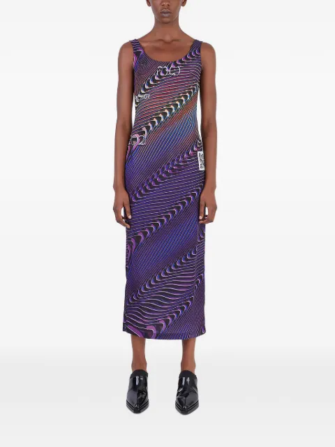 Maisie Wilen graphic sleeveless maxi dress Purple PAW21YS426PF21