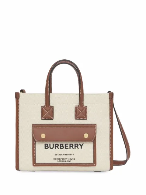 Burberry mini Freya tote Neutrals 8044143