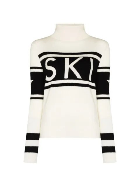Perfect Moment Schild roll-neck ski sweater Neutrals W30000751707