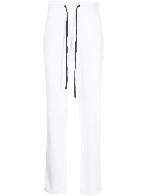 James Perse straight-leg fleece sweatpants White MXI1161