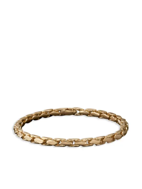 David Yurman 18kt yellow gold Fluted chain bracelet (5mm) Gold BC0410M88