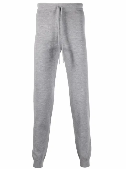 Corneliani drawstring virgin wool-blend track pants Grey 88M5941825170
